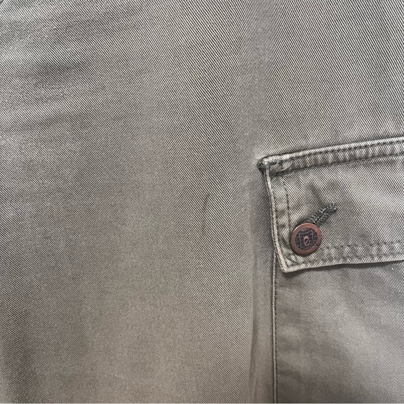 VINTAGE L.e.I Surplus Y2K Wide Leg Bare Back Cargo Pants Size 11 / 32 inch Waist - Picture 10 of 14